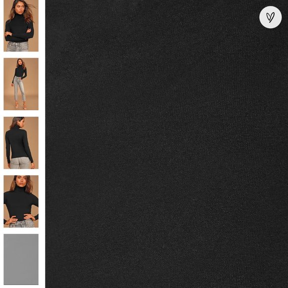 Comin' Up Cozy Black Turtleneck Sweater - XL - Picture 3 of 7